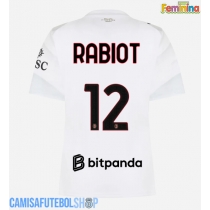 Camisa de time de futebol AC Milan Adrien Rabiot #12 Replicas 2º Equipamento Feminina 2026-27 Manga Curta